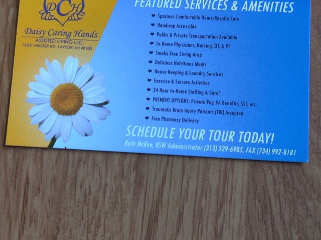 DAISY CARING HANDS ASSISTED LIVING, LLC Image in TAYLOR, MI