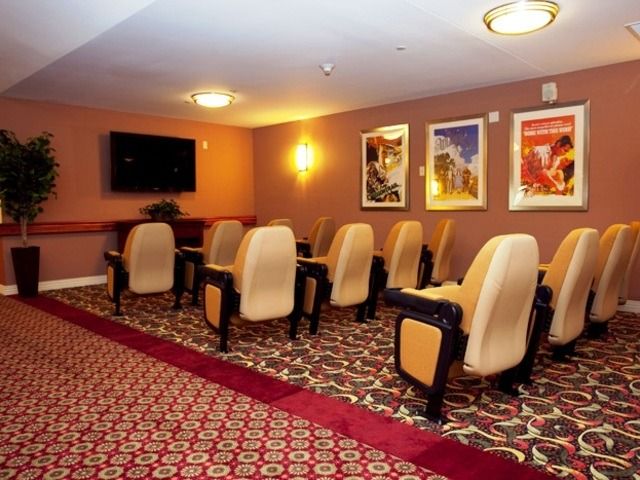 Screening room / theater amenity at Briarcliffe Gardens
