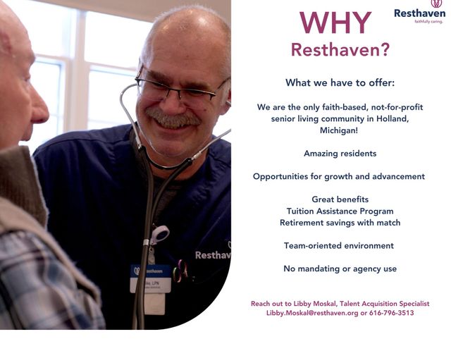 RESTHAVEN CARE CENTER home care agency in Holland, MI