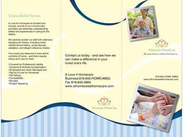 A LOVE 4 HOMECARE, INC home care agency in Burbank, CA