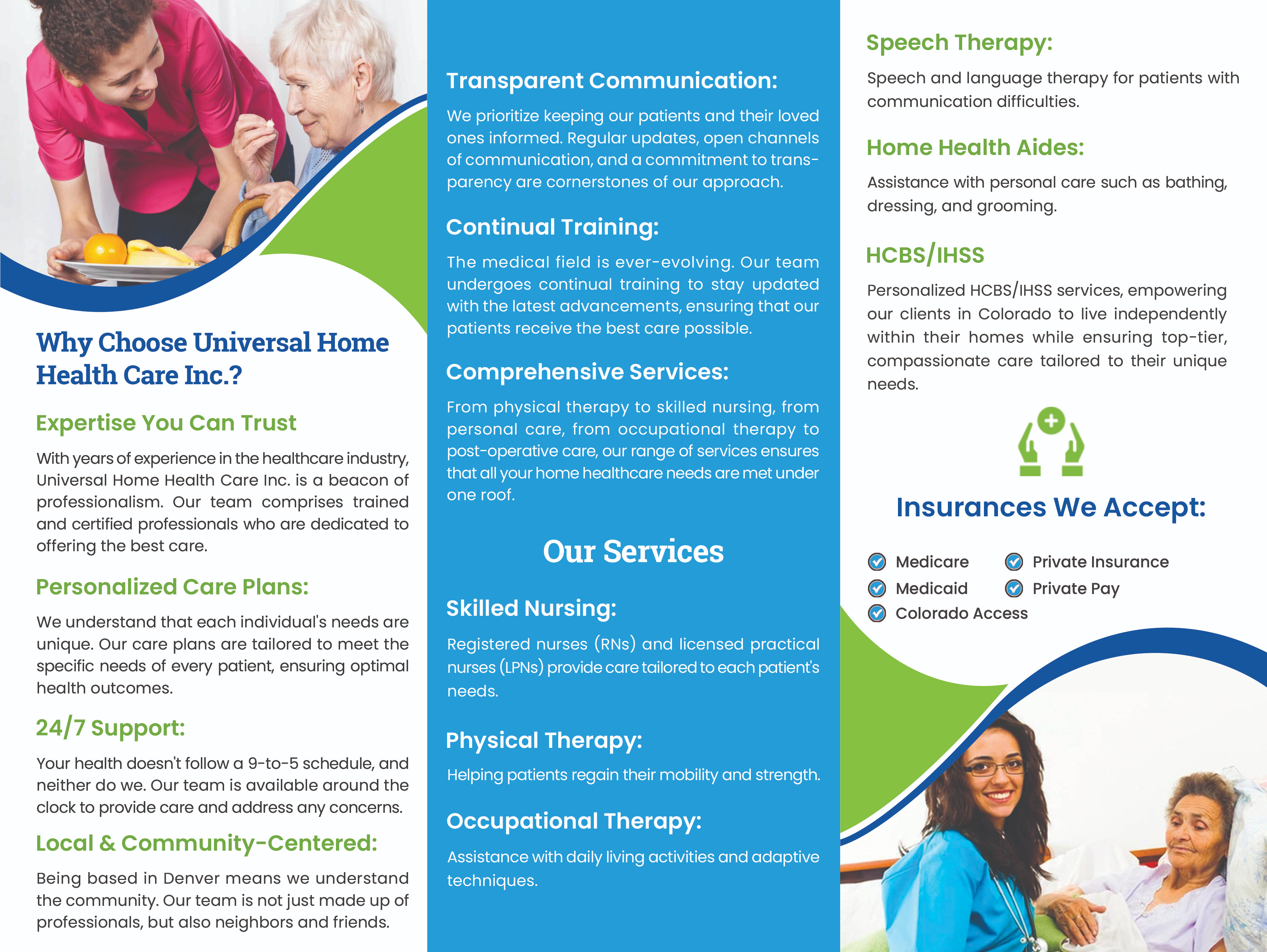 UNIVERSAL HOME HEALTH CARE, INC home care agency in Denver, CO
