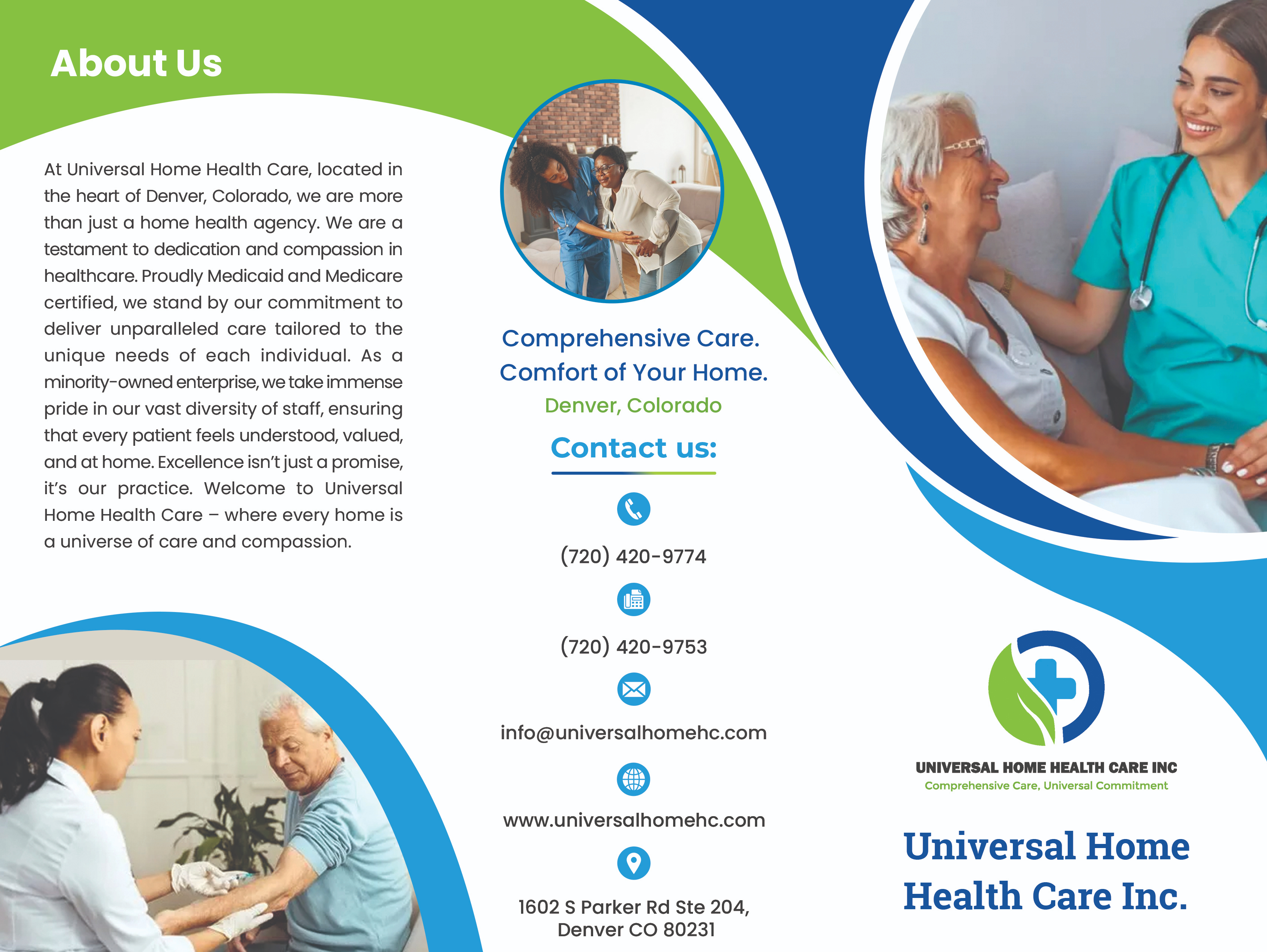 UNIVERSAL HOME HEALTH CARE, INC home care agency in Denver, CO