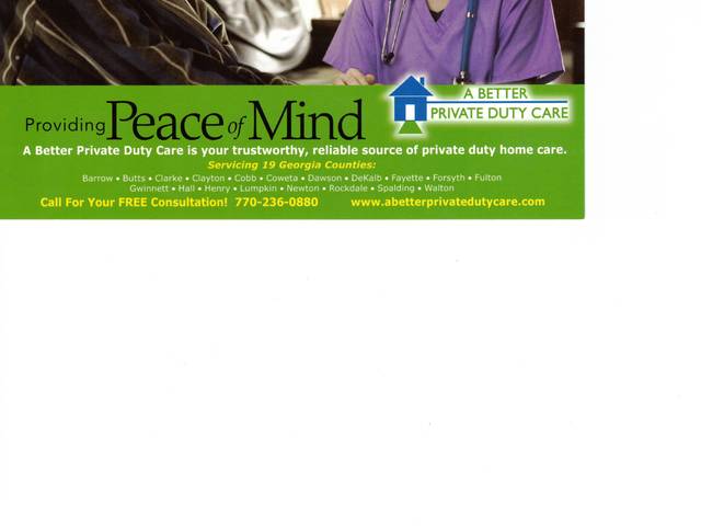 A BETTER PRIVATE DUTY CARE home care agency in Lawrenceville, GA