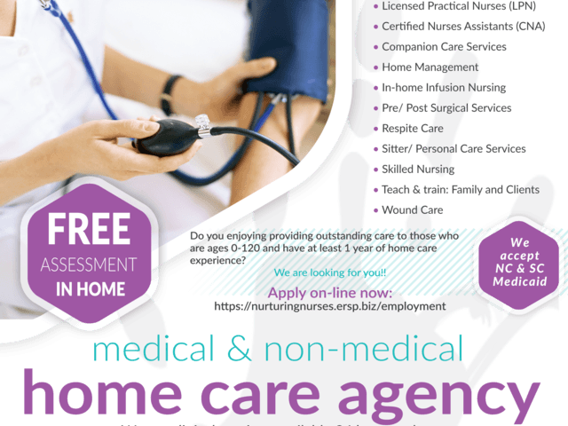 Nurturing Nurses HomeCare, Inc. home care agency in Pineville, NC