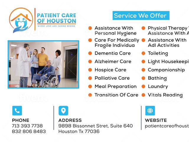 Patient care of houston