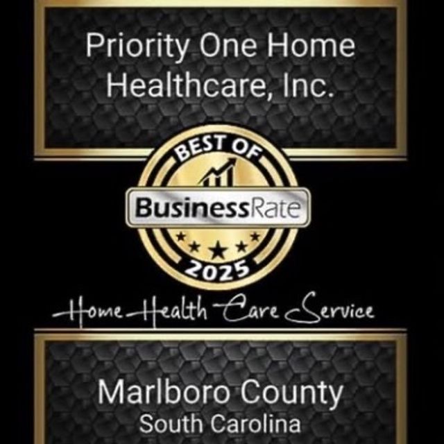 Priority One Home Healthcare, Inc. award certificate
