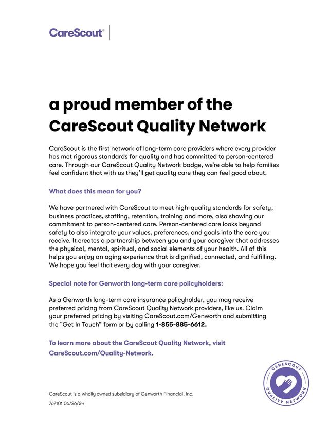 CareWorks Houston award certificate