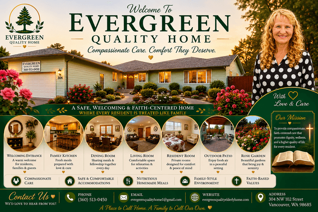 EVERGREEN QUALITY HOME Adult Family Home in Vancouver, WA