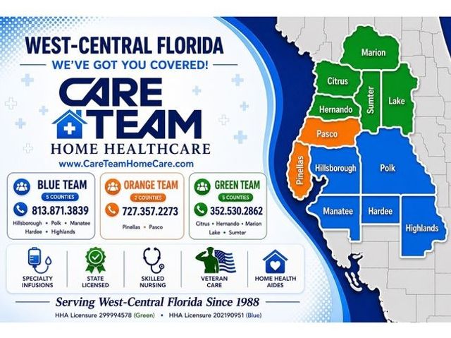 CARE TEAM HOME HEALTHCARE home care agency in Tampa, FL