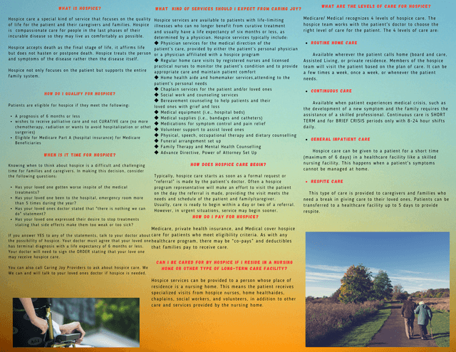 CARING JOY PROVIDERS