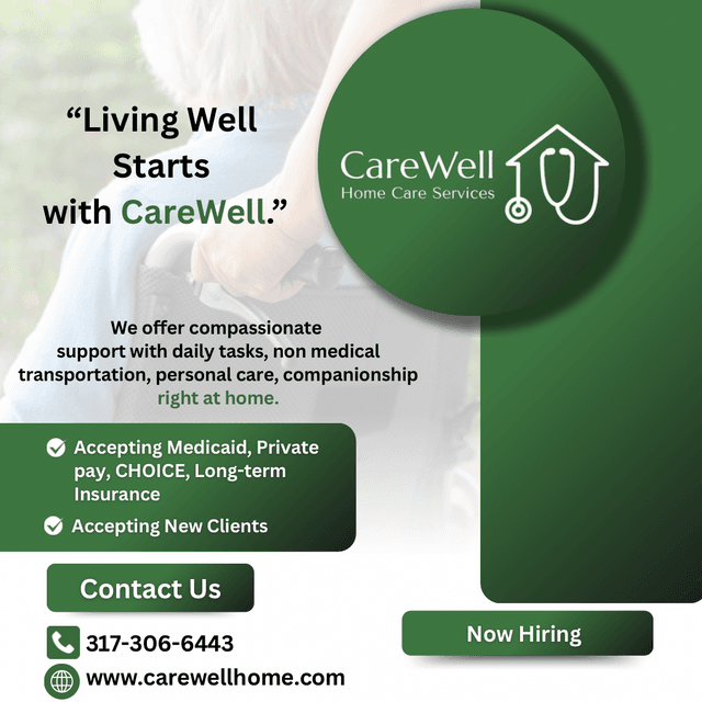 CAREWELL LLC home care agency in Indianapolis, IN