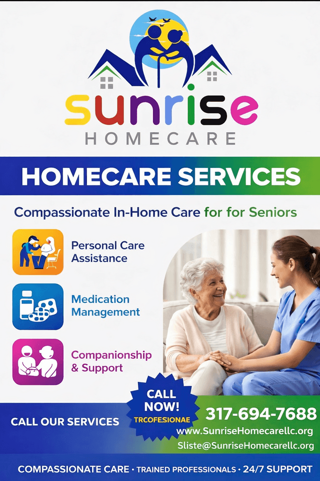 SUNRISE HOMECARE LLC home care agency in Indianapolis, IN