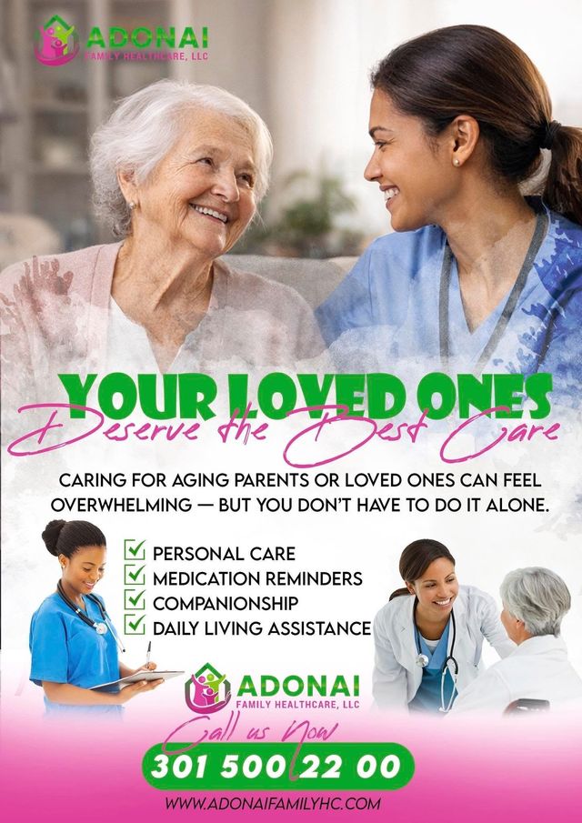 Adonai Family Healthcare, LLC home care agency in Greenbelt, MD