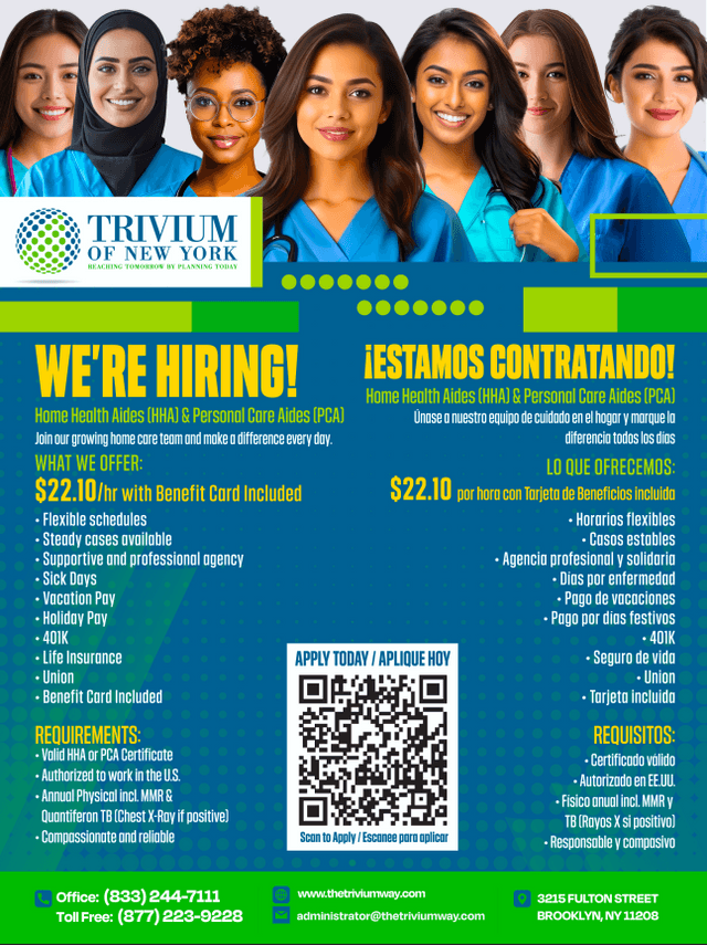 Trivium Of New York Llc home care agency in Brooklyn, NY