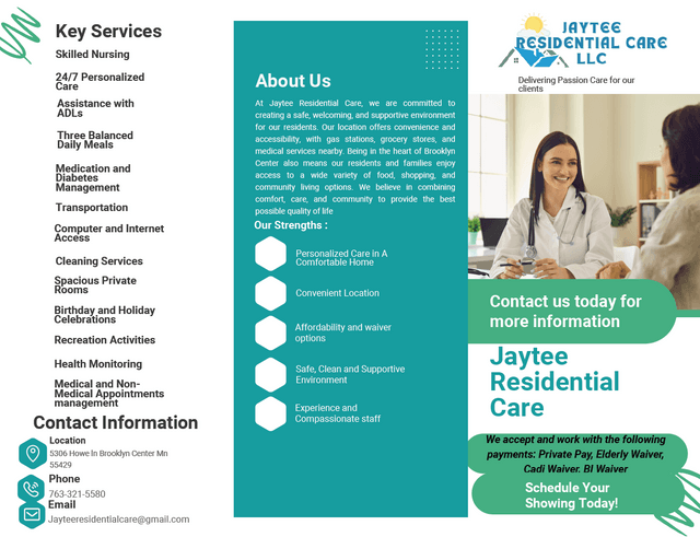 Jaytee Residential Care Assisted Living Residence in Brooklyn Center, MN