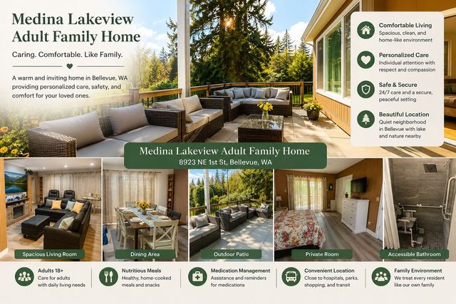 MEDINA LAKEVIEW ADULT FAMILY HOME Adult Family Home in Bellevue, WA