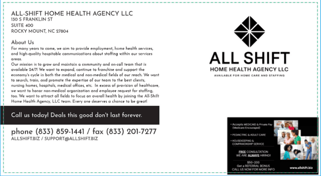 All-Shift Home Health Care Agency, LLC