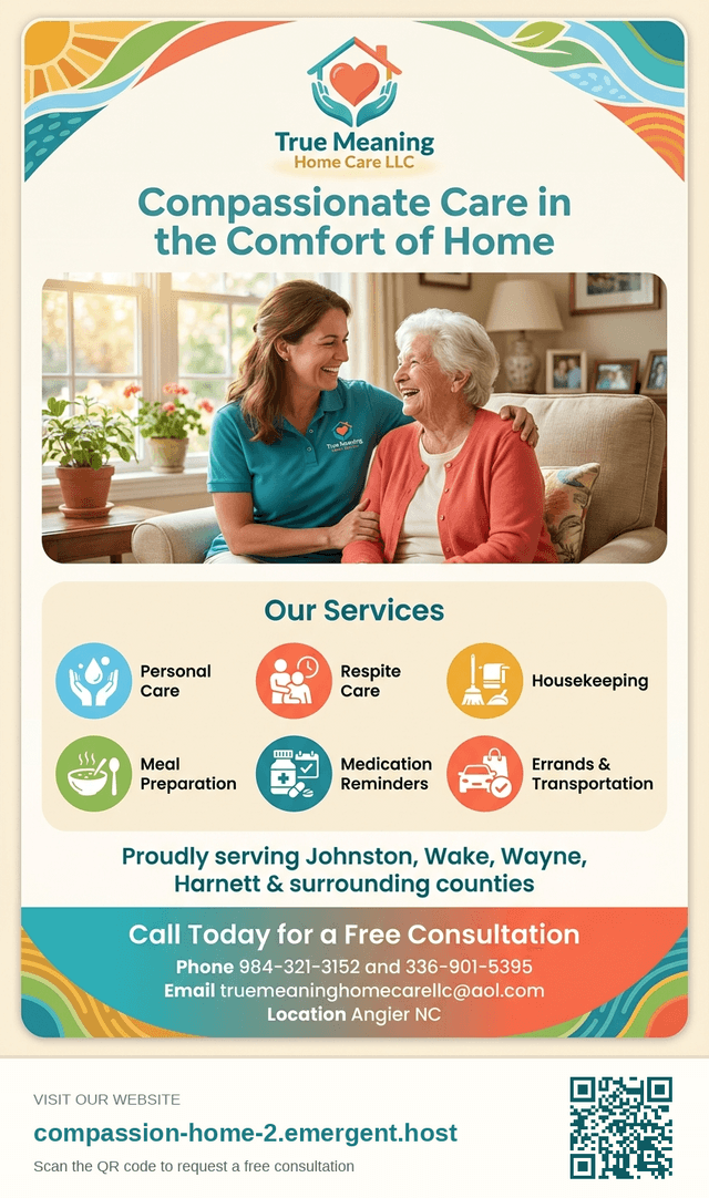 True Meaning Home Care LLC home care agency in Angier, NC