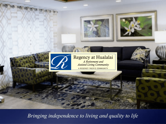 Regency at Hualalai Assisted Living Facility in Kailua-kona, HI