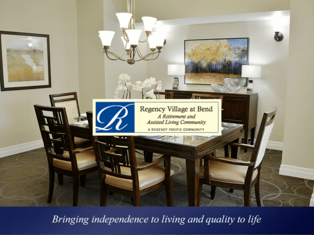 Regency Village at Bend Assisted Living Facility in Bend, OR