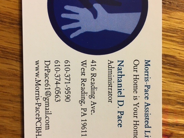 MORRIS PACE PERSONAL CARE  Personal Care Home in West Reading, PA