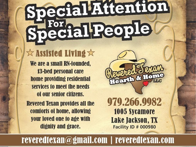 Revered Texan Hearth & Home LLC Assisted Living Facility in Lake Jackson, TX