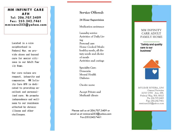 MM Infinity Care Adult Family Home LLC Adult Family Home in Federal Way, WA