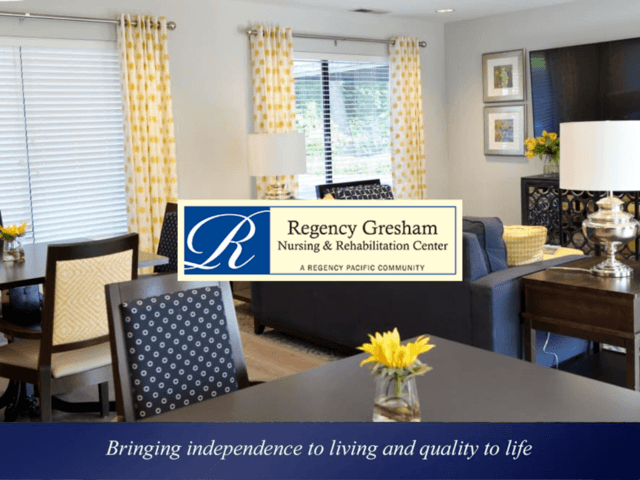 REGENCY GRESHAM NURSING & REHAB CENTER home care agency in Gresham, OR