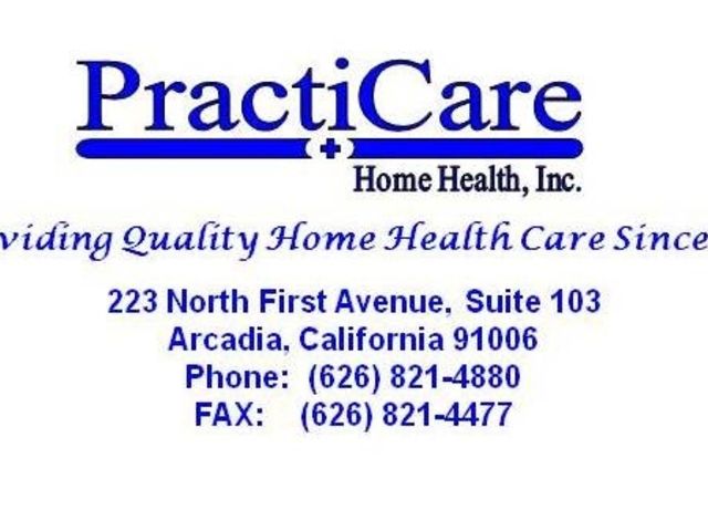 PRACTICARE HOME HEALTH home care agency in Arcadia, CA