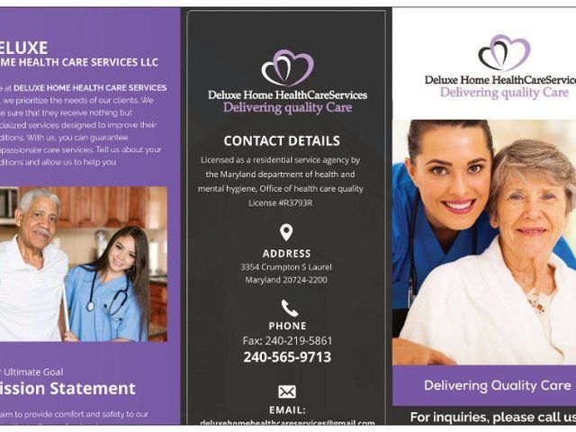 DELUXE HOME HEALTH CARE SERVICES, LLC home care agency in Laurel, MD
