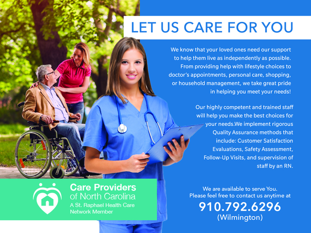 Care Providers of Wilmington home care agency in Wilmington, NC
