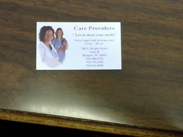 Care Providers of  Wilmington, Inc. home care agency in Burgaw, NC