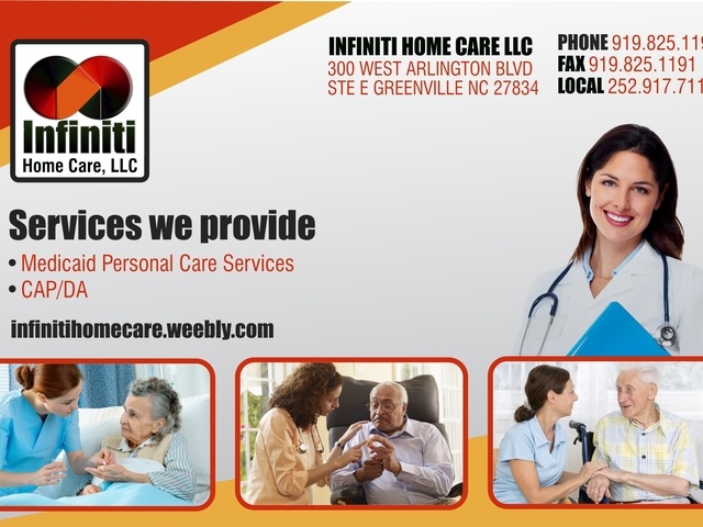 Infiniti Home Care home care agency in Greenville, NC