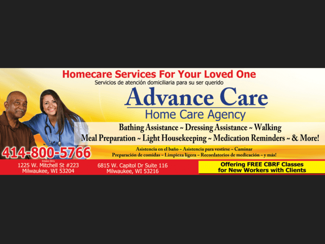 ADVANCE CARE home care agency in Milwaukee, WI