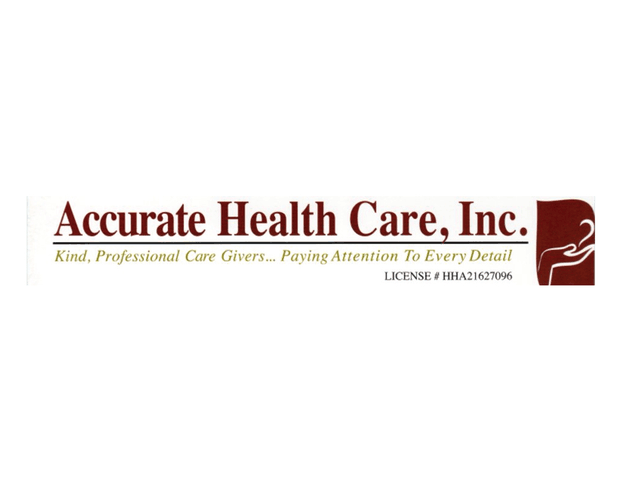 ACCURATE HEALTH CARE home care agency in Margate, FL