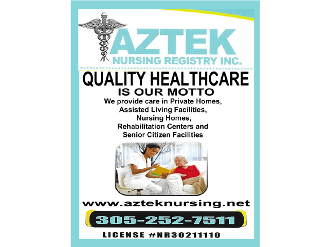 AZTEK NURSING REGISTRY INC home care agency in Miami, FL