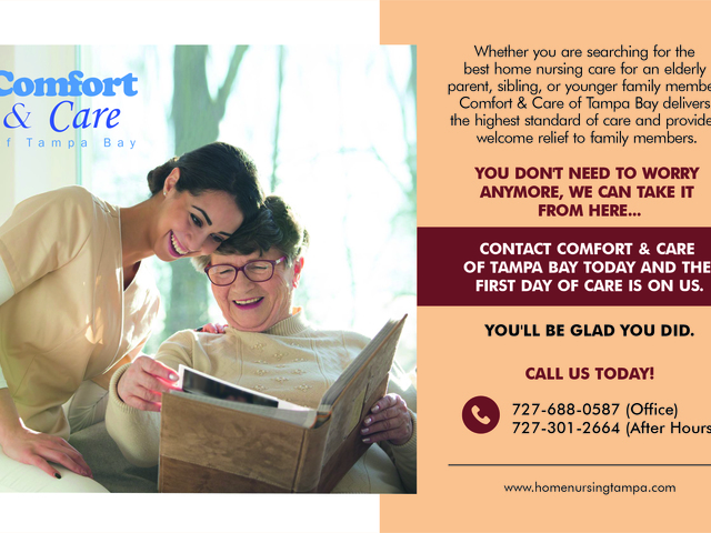 COMFORT & CARE OF TAMPA BAY LLC home care agency in Saint Petersburg, FL