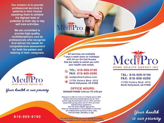 Medpro Home Health Agency home care agency in North Hollywood, CA