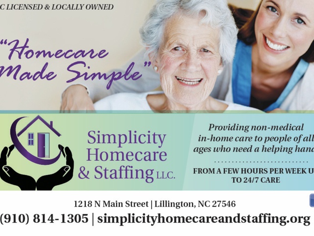 Simplicity Homecare and Staffing home care agency in Lillington, NC