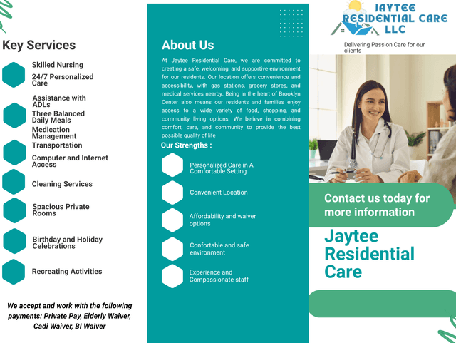 Jaytee Residential Care Assisted Living Residence in Brooklyn Center, MN